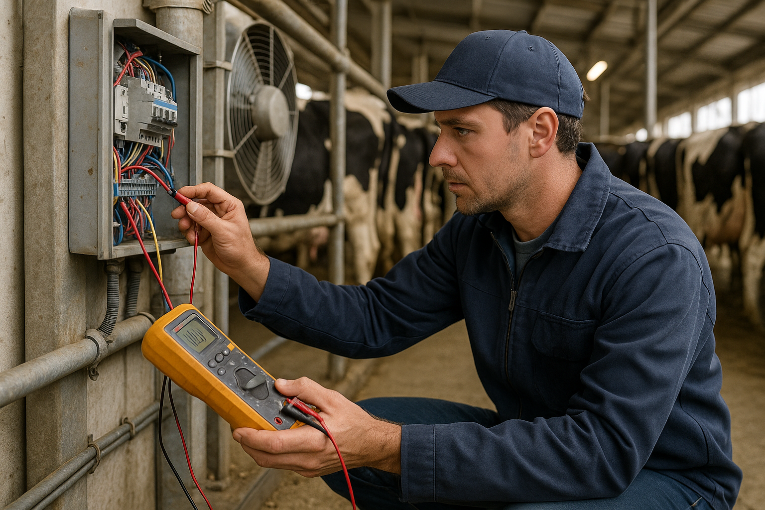 Dépannage machine agricole