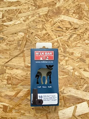 [MILKMBA10A] Tétine Milkbar noire - Boîte de 10