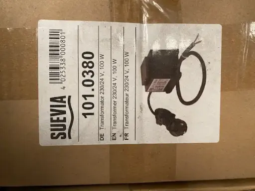 [ABRRIC1010380] Transformateur moule 100VA - 230V - 24V